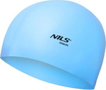 Czepek pływacki silikonowy Nils aqua nqc jednokolorowy bl01 jasnoniebieski