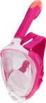Dziecięca maska okularki pływackie do nurkowania pełnotwarzowa Aquawave Vizero Jr różowa