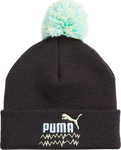 Czapka dla dzieci Puma Mixmatch Pom Pom czarna 024798 01