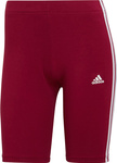 Spodenki damskie adidas W 3S BK SHO bordowe HD1801