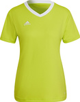 Koszulka damska adidas Entrada 22 Jsy limonkowa HC5080