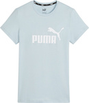 Koszulka damska Puma ESS Logo Tee błękitna 586775 25