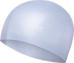 Czepek silikonowy Nils aqua nqc jednokolorowy sl01 szary