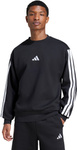 Bluza męska adidas Essentials 3-Stripes Fleece czarna JE6304