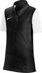 Koszulka dziecięca Nike Polo Y Trophy IV JSY SS czarno-biała JUNIOR BV6749 010