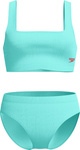 Damski Strój Kąpielowy Textd Deep U-bk 2pc Af  fiery red/white/french blue rozmiar 38