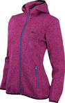 Bluza rozpinana z kapturem damska Bjorn Cabianca fuksja HE934756