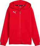 Bluza dla dzieci Puma teamGoal Casuals Hooded czerwona 658596 01