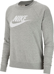 Bluza damska Nike Essentials Crew FLC HBR szara BV4112 063