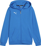 Bluza dla dzieci Puma teamGoal Casuals Hooded niebieska 658596 02