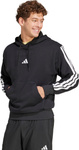 Bluza męska adidas Essentials 3-Stripes French Terry czarna JD1874