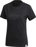 Koszulka damska adidas Brilliant Basics Tee czarna GD3818