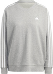 Bluza damska adidas Essentials 3-Stripes szara IC9905