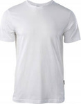 Męska koszulka bawełniana Hi-tec Plain biała rozmiar M
