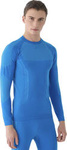 Bielizna termoaktywna koszulka bluza męska 4F M165 niebieska 4FWAW24USEAM165 33S