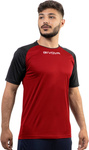 Koszulka Givova Capo MC czerwono-czarna MAC03 1210