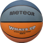Piłka do koszykówki koszykowa Meteor What's Up morski-pomarańczowa 16798
