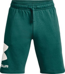Spodenki męskie Under Armour Rival FLC Big Logo Shorts zielone 1357118 722