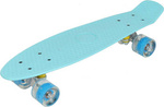 Deskorolka plastikowa fiszka pennyboard 22" Led Enero niebieska 1007366