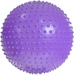 Piłka fitness do ćwiczeń gimnastyczna z masażem Profit 65cm fioletowa DK2104