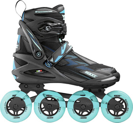Łyżworolki Roces Helium II W Tif czarno-niebieskie 400872 00001