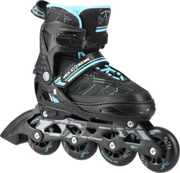 Łyżworolki Nils Extreme NA11002 czarno-niebieskie rozmiar L (39-42)