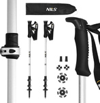 Kijki trekkingowe Nils Aluminiowe TK8602 regulowane 65-135cm