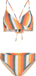 Damski Strój Kąpielowy Dwuczęściowy Baay - Maoi Bikini Set orange multistripe rozmiar 36