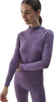 Bielizna termoaktywna termiczna bezszwowa koszulka bluza damska 4F F156 fiolet 4FWAW24USEAF156 50S