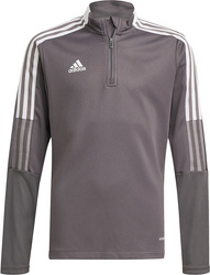 Bluza dla dzieci adidas Tiro 21 Training Top Youth szara GM7321