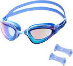 Okularki pływackie Nils aqua nqg180maf niebieski/ rainbow