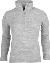 Bluza damska polarowa 4F chłodny jasny szary melanż H4Z22 BIDP010 27M