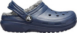 Chodaki sandały klapki dla dzieci Crocs Lined Clog granatowe 207009 459
