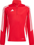 Bluza dla dzieci adidas Tiro 24 Training Top czerwona IR9361