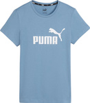 Koszulka damska Puma ESS Logo Tee niebieska 586775 20