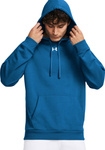 Bluza z kapturem kangurka męska Under Armour Rival Fleece Hoodie niebieska 1379757 406