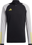 Bluza męska adidas Tiro 23 Competition Training Top czarno-szara HU1307