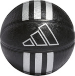 Piłka do koszykówki koszykowa adidas 3-Stripes Rubber Mini czarna HM4972