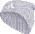 Czapka adidas New Logo Beanie Cuff szara JX5746