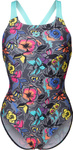 Damski Strój Kąpielowy Women's Arena Vivid Repeat Swimsuit Swim  dress blues rozmiar 38