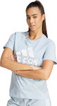 Koszulka damska adidas Loungewear Essentials Logo Tee jasnoniebieska IR5408