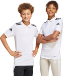 Koszulka dla dzieci adidas Squadra 25 Polo biała JY3414