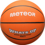 Piłka do koszykówki koszykowa Meteor What's Up pomarańczowa 16831