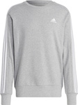 Bluza męska adidas Essentials French Terry 3-Stripes szara IC9319