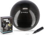 Piłka gimnastyczna fitness HMS yb01n 75cm czarna