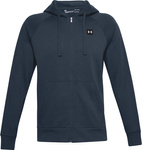 Bluza męska Under Armour Rival Fleece FZ Hoodie granatowa 1357111 408