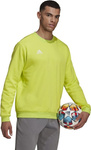 Bluza męska adidas Entrada 22 Sweat Top limonkowa HC5049