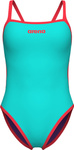 Damski Strój Kąpielowy Women's Arena Solid Rev Swimsuit Challen  dress blues rozmiar 36