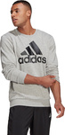 Bluza męska adidas Essentials Sweatshirt szara GK9077