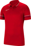 Koszulka dla dzieci Nike Dri-FIT Academy 21 Polo SS czerwona CW6106 657